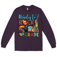 Plum ready to rock 5th grade Long Sleeve Tee - JahusDesignShop