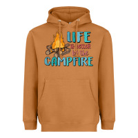 Meerkat life is better by the campfire Heavyweight Hoodie - MaliasSmallBusiness