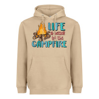 Mushroom life is better by the campfire Heavyweight Hoodie - MaliasSmallBusiness