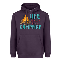 Plum life is better by the campfire Heavyweight Hoodie - MaliasSmallBusiness