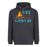 Smoke life is better by the campfire Heavyweight Hoodie - MaliasSmallBusiness