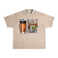 French Oak Eat drink be scary Urban Heavy Tee - CowhideDigitalArt