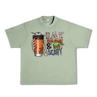 Oil Green Eat drink be scary Urban Heavy Tee - CowhideDigitalArt