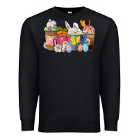 Black Easter coffee cups Premium Sweatshirt - NancyCooperArtShop