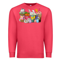 Cardinal Easter coffee cups Premium Sweatshirt - NancyCooperArtShop