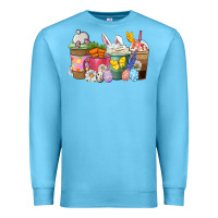 Ocean Blue Easter coffee cups Premium Sweatshirt - NancyCooperArtShop