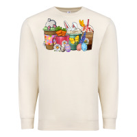 Sandshell Easter coffee cups Premium Sweatshirt - NancyCooperArtShop