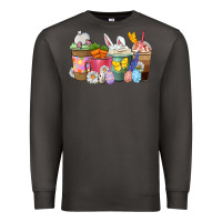 Smoke Easter coffee cups Premium Sweatshirt - NancyCooperArtShop