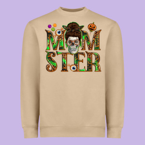 Momster Heavyweight Sweatshirt Designed By Texasbilliewilder