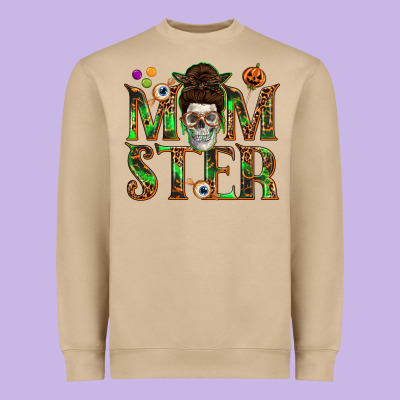 Momster Heavyweight Sweatshirt Designed By Texasbilliewilder