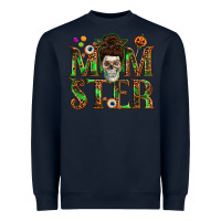 Navy Momster Heavyweight Sweatshirt - texasbilliewilder