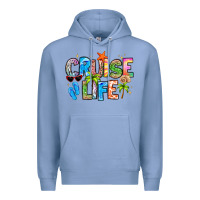 Colony Blue cruise life Premium Hoodie - LillyAllenDesigns