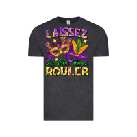 Vintage Black laissez les bon temps rouler Vintage Tee - FaDigitalArtStudio
