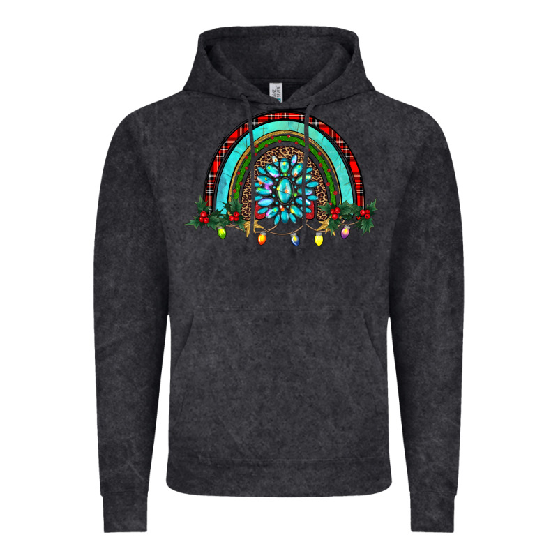Gemstone Christmas Rainbow Vintage Hoodie by RanaPortraitStore | Teevron