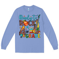 Colony Blue ready to rock 4th grade Long Sleeve Tee - JahusDesignShop
