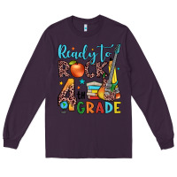 Plum ready to rock 4th grade Long Sleeve Tee - JahusDesignShop