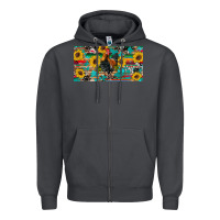 Smoke western coop animals rooster sunflowers cowhide wooden serape glitter Zipper Hoodie - Artiststas