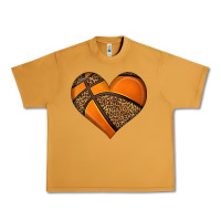 Peanut Butter basketball heart Urban Heavy Tee - HRA Design Shop