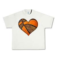 Pistachio basketball heart Urban Heavy Tee - HRA Design Shop