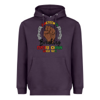 Plum every chain since 1865 juneteenth Heavyweight Hoodie - MaliasSmallBusiness