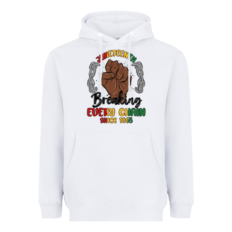 Every Chain Since 1865 Juneteenth Heavyweight Hoodie by MaliasSmallBusiness | Teevron