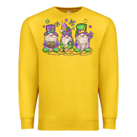 Lemon mardi gras gnomes Premium Sweatshirt - MaliasSmallBusiness