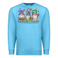 Ocean Blue mardi gras gnomes Premium Sweatshirt - MaliasSmallBusiness