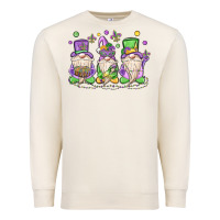 Sandshell mardi gras gnomes Premium Sweatshirt - MaliasSmallBusiness