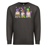 Smoke mardi gras gnomes Premium Sweatshirt - MaliasSmallBusiness