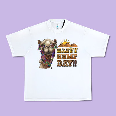 Happy Hump Day Camel Urban Heavy Tee Designed By Barkaloodesign