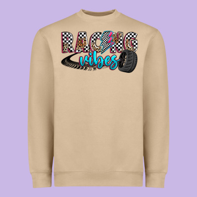 Racing Vibes Heavyweight Sweatshirt Designed By Zillion Design Studio