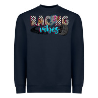 Navy racing vibes Heavyweight Sweatshirt - Zillion Design Studio