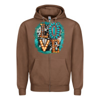 Chestnut love western Zipper Hoodie - AdoDesignShop