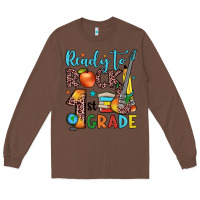 Chestnut ready to rock 1st grade Long Sleeve Tee - JahusDesignShop