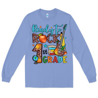 Colony Blue ready to rock 1st grade Long Sleeve Tee - JahusDesignShop