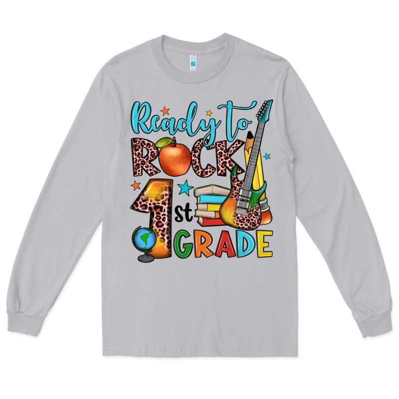 Ready To Rock 1st Grade Long Sleeve Tee by JahusDesignShop | Teevron