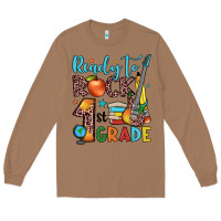 Toasted Coconut ready to rock 1st grade Long Sleeve Tee - JahusDesignShop