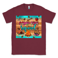 Burgundy camp fire squad Classic Tee - JahusDesignShop