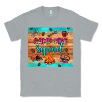 Heather Grey camp fire squad Classic Tee - JahusDesignShop