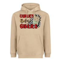 Mushroom curlies before girlies Heavyweight Hoodie - MaliasSmallBusiness