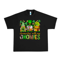 Black St. Patrick's Day shamrockin' with my gnomies Urban Heavy Tee - Neo Western