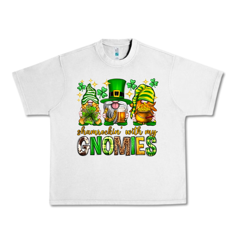 St. Patrick's Day Shamrockin' With My Gnomies Urban Heavy Tee by Neo Western | Teevron