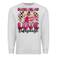 Dove Grey books are my love language Premium Sweatshirt - MaliasSmallBusiness