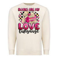 Sandshell books are my love language Premium Sweatshirt - MaliasSmallBusiness