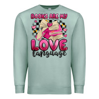 Seafoam books are my love language Premium Sweatshirt - MaliasSmallBusiness