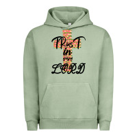 Pigment Oil Green Trust In The Lord Urban Hoodie - Bettercallsaul