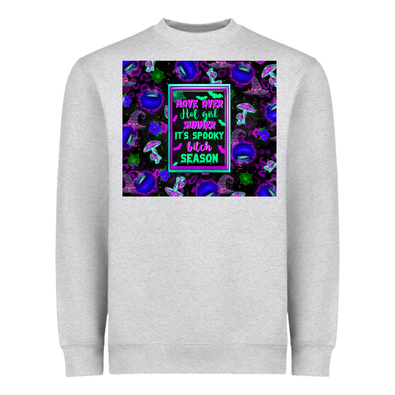 Move Over Hot Girl Summer It's Spooky Bitch Season Heavyweight Sweatshirt by texasbilliewilder | Teevron