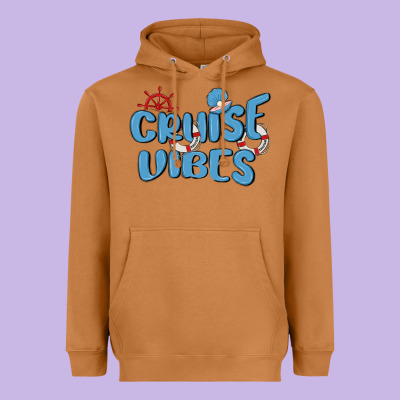 Cruise Vibes Heavyweight Hoodie Designed By Maliassmallbusiness