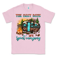 Bubblegum Pink the best days are spent camping Classic Tee - JahusDesignShop