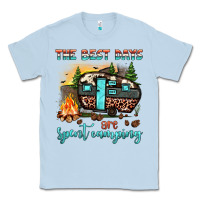 Dusty Blue the best days are spent camping Classic Tee - JahusDesignShop